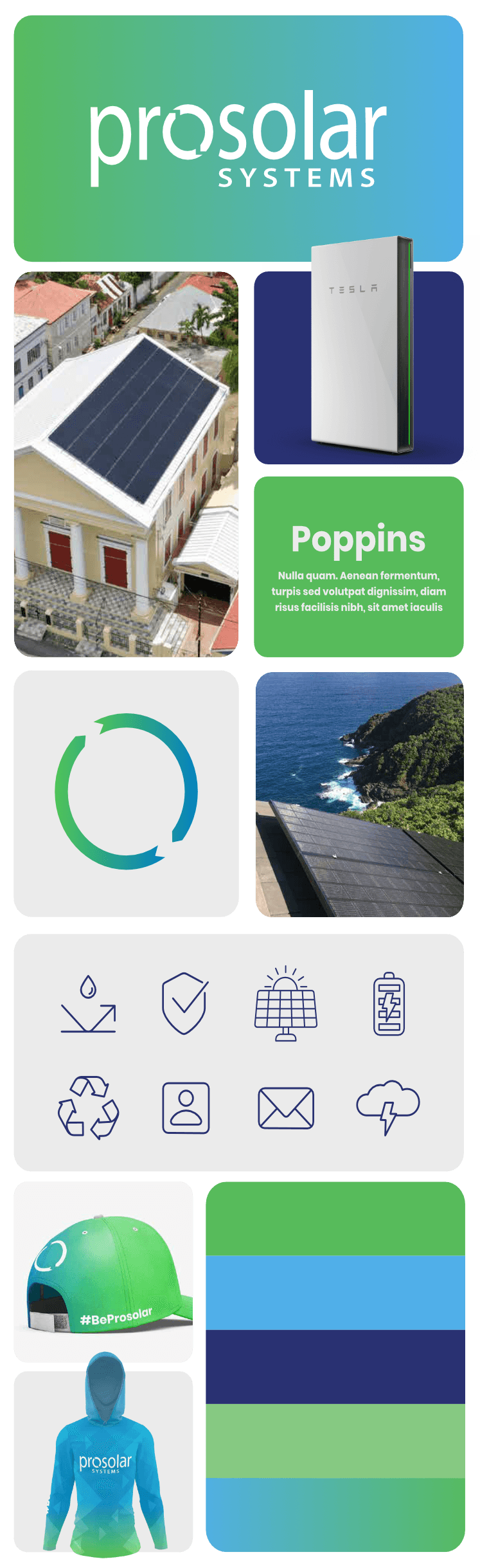 Prosolar UI style board